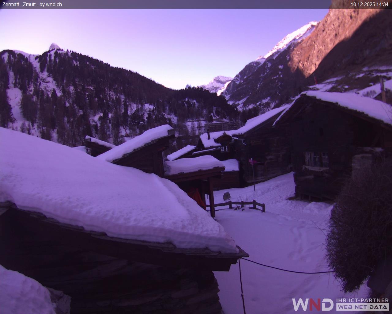 Zermatt: Webcam Z'Mutt