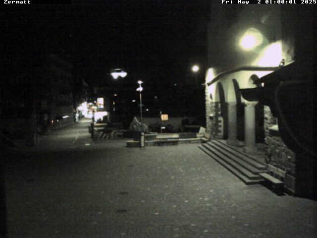 Zermatt: Webcam Kirchplatz